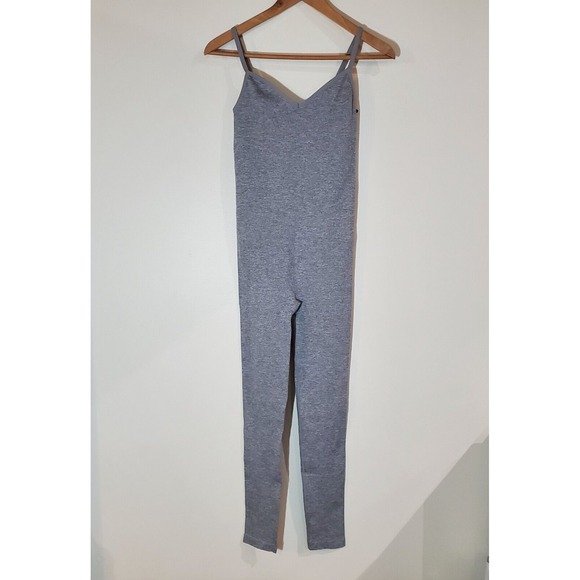 HATCH - The Body Rib‎ Unitard grey melange style 0126175 size XS